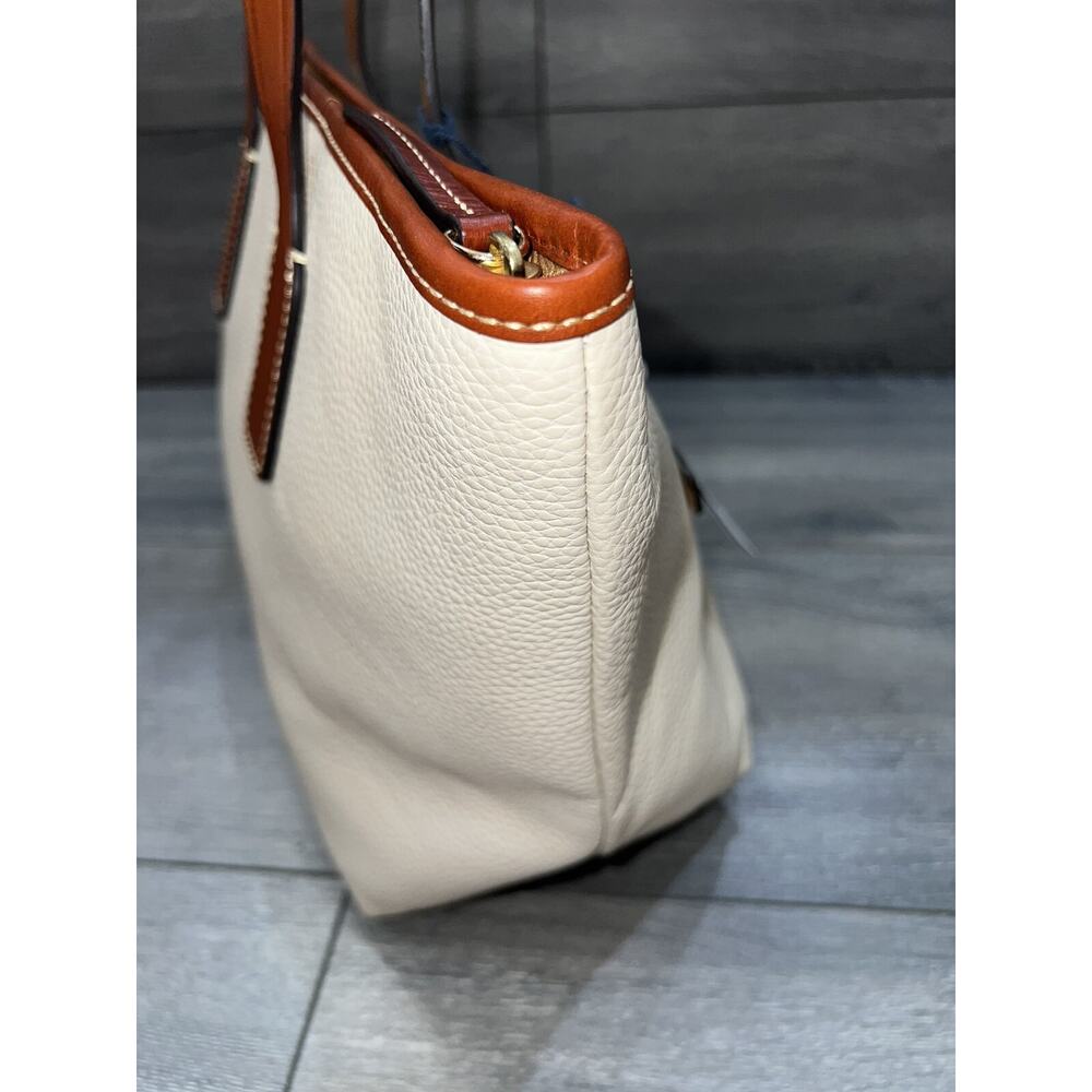 Dooney & Bourke Pebble Leather Small Tote Bone bag A625201 - Picture 5 of 6